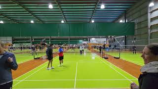 Chibi Titans vs MDBA Saints MD1  Badminton Veterans 2024 Bendigo [upl. by Meras]