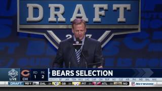 Chicago Bears select Mitchell Trubisky 2nd overall NFL Draft 2017 [upl. by Vange]