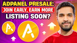 Adpanel New Crypto Presale Join Early Earn More [upl. by Cinelli564]