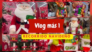 vlogmas2024 Recorrido de decoración navideña por walmart waldos tianguis [upl. by Solraced]