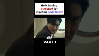 He is being punished for insulting Lady Death DeathGame movie recap [upl. by Ozzie]