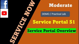 ServiceNow Service Portal Session 1  Service Portal Overview  ServiceNow  Service Portal [upl. by Aissirac]