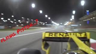 F1 Bahrain 2019 Renault Engine Failure [upl. by Nnaesor]