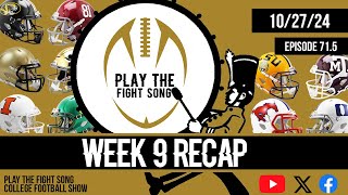 College Football Week 9 Recap [upl. by Guilbert968]