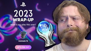 PlayStation 2023 WrapUp  Trophy Hunt Statistics of The Year [upl. by Aneehsat]