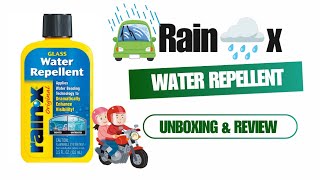 Rain X Glass Water Repellent  How to apply properly Water Repellent cleaner [upl. by Vassar825]