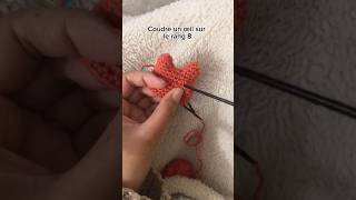 Petit chat au crochet 🐈‍⬛ partie 3 crochet amigurumi tutorial tutoriel chat [upl. by Emelita]