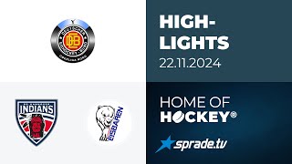 22112024  Highlights  Hannover Indians vs Hammer Eisbären [upl. by Aisanahta]