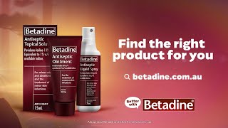 Betadine  Antiseptics  For Minor Wounds – 2024  15 sec [upl. by Chucho]