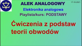 Teoria obwodów  ćwiczenia [upl. by Sima]