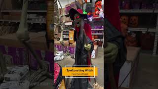 HomeDepot 7’ Spellcasting Witch animatronic witch halloween2024 spookyseason halloween [upl. by Reve]