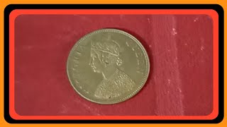 EXTREMELY RARE  10 RUPEES COIN  QUEEN VICTORIA  1875   Years  18701875 British India [upl. by Trueman]