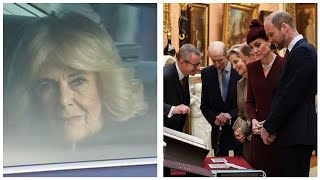 Queen Camilla reveals Diagnosis as The Royal Family show Emir of Qatar and wife Royal Collection [upl. by Airenahs]