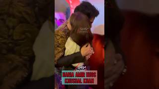 Beautiful Moments Hania Amir Hugs Khushal Khan 👍🔥 [upl. by Einalam6]