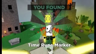 How to get TIME RUNE marker in FIND THE MARKERS Roblox  x6 Time RELICS locations  UPDATED 2024 [upl. by Ahsienet418]