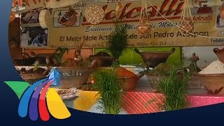 Feria del Mole en San Pedro Atocpan  Noticias [upl. by Nalhsa]