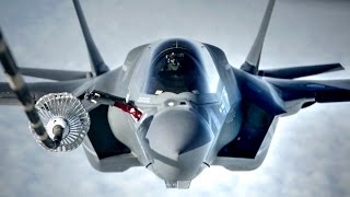 F35B First Transatlantic Flight – Aerial Refueling [upl. by Leahcym]