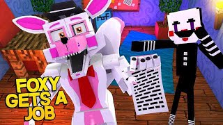 Minecraft Fnaf Sister Location  Funtime Foxys New Job Minecraft Roleplay [upl. by Anaed]