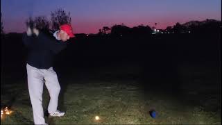 Night golf tee shot at Gonubie golf club [upl. by Farrah630]