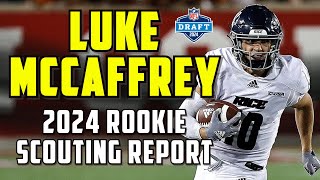 Luke McCaffery Rookie Scouting Report  2024 NFL Draft Prospect [upl. by Cyndie]