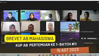 Brevet Pajak AB Batch 11 – KUP AB  Pertemuan ke 1 [upl. by Onailerua]