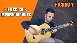 🚀 Revelo 3 EJERCICIOS de PICADO 🚀 para PROGRESAR Y MEJORAR tu TÉCNICA de la GUITARRA FLAMENCA [upl. by Bald]