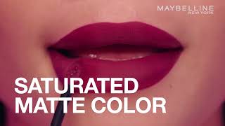 Maybelline Super Stay Matte Ink  Up to 16H Wear [upl. by Abba509]