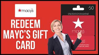 How To Redeem Macys Gift Card 2022  Use Macys Gift Card Online [upl. by Yziar]