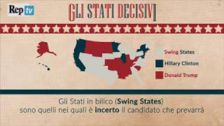 Elezioni Usa come si vota  La videoscheda [upl. by Ynatil]