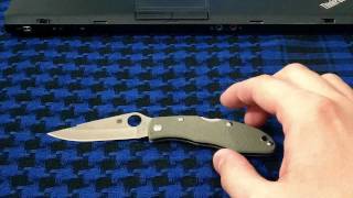 Мысли о ноже Spyderco Rookie [upl. by Sadye]