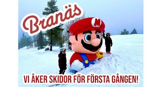 ÅKER SKIDOR FÖR FÖRSTA GÅNGEN  BRANÄS [upl. by Dorri]