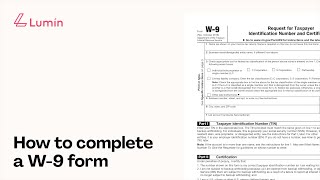 How to fill out and complete tax form W9  Tax 2024 [upl. by Anilocin]