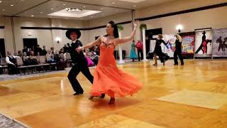 Pro Pro Viennese Waltz Raquel Reynolds 2019 ACDA National Championships [upl. by Elwee]