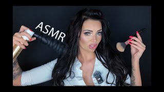 Girl does makeup ASMR GRWM  My first time doing ASMR [upl. by Harberd890]