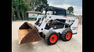 BOBCAT S510 4WD SKIDSTEER YEAR 2016 CW BUCKET [upl. by Elakram]