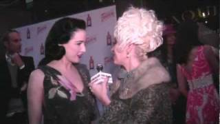 Dita Von Teese Cointreau Commercial and interview Cinco de mayo [upl. by Valsimot]