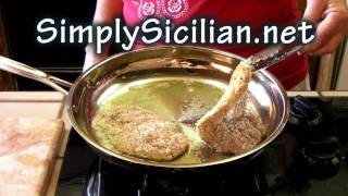 Pollo con Capperi e Limone  Lemon Chicken  Chicken Limone  SimplySiciliannet [upl. by Tatman771]