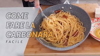 Come fare la Carbonara romana  Ricetta carbonara cremosa e perfetta [upl. by Christie11]