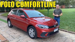 Avaliação Volkswagen Polo Comfortline 2023  Versão automática mais barata [upl. by Noelyn518]