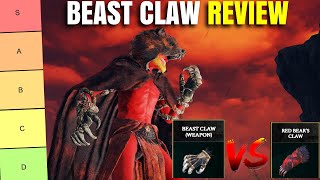 Best Elden Ring Beast Claw Weapon ReviewTier List Patch 116 [upl. by Eyot]