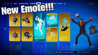 61924 New Ringer Emote Plus More Returning Items Item Shop Review [upl. by Ellehc]