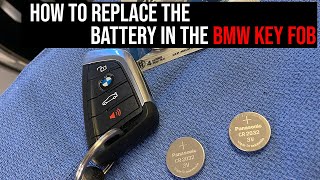 BMW Key Fob  How To Change The Battery [upl. by Zolly651]