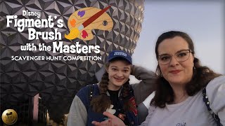 Figments Brush with the Masters Scavenger Hunt Competition at EPCOT Festival of the Arts 2023 [upl. by Lenssen]