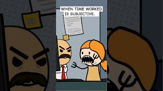 When time worked is Subjective and work loves micromanagement officehumour comedyvideos funny [upl. by Latsirk428]