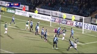 Wycombe Wanderers vs Plymouth Argyle  League Two 201314 [upl. by Nahama]