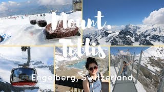 Mount Titlis Adventure in Summer Vlog  Titlis Vlog  Switzerland Travel [upl. by Adnesor]