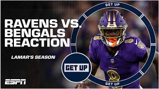 Lamar Jackson is Peyton Manning amp Patrick Mahomes is Tom Brady  Get Up [upl. by Narag]