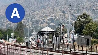 Los Angeles Metro A Line Future Glendora Station Construction Update  Foothill Gold Line [upl. by Koy]