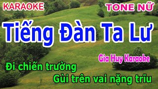 Karaoke  Tiếng Đàn Ta Lư  Tone Nữ  Nhạc Sống  gia huy karaoke [upl. by Orville]