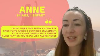 Témoignage  Comment Anne a surmonté lincontinence après son accouchement grâce à notre programme [upl. by Eitsym]